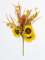 22" Fall Sunflower Bush