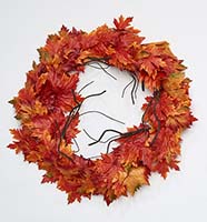 26" Maple Leaf Wreath