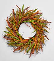 25" Heathers & Wild Twigs Fall Wreath