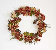 30" Hydrangea Berry Wreath